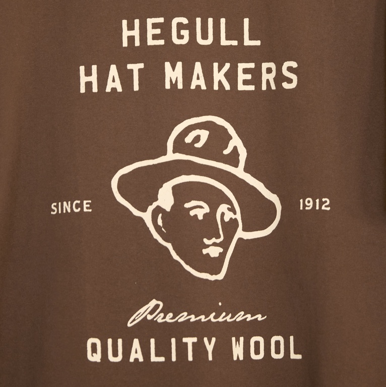 Printed Vintage Tee Brown